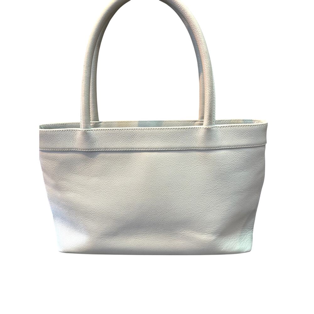 Chanel Baby Blue Caviar Leather CC Tote*Financially Backed COA*hologram in tact - Picture 3 of 7